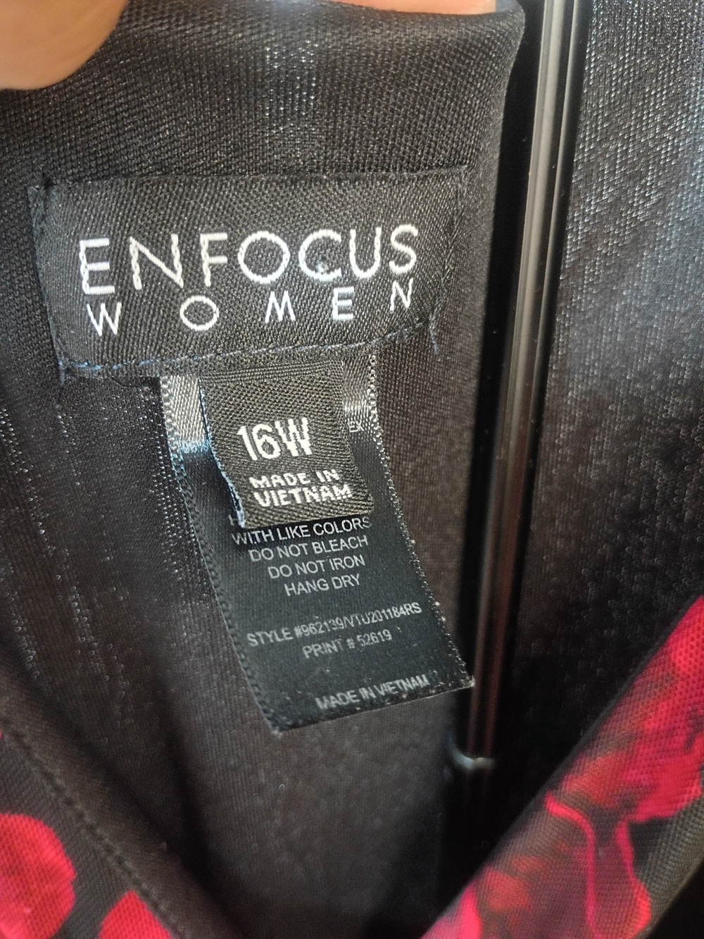 Enfocus Studio Red Floral Wrap Maxi Dress - Picture 4 of 5